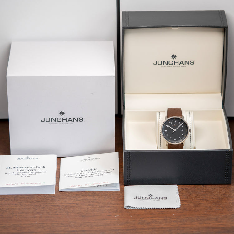2022 Junghans 'Form A Titan' Black Dial 40mm 027/2002.00