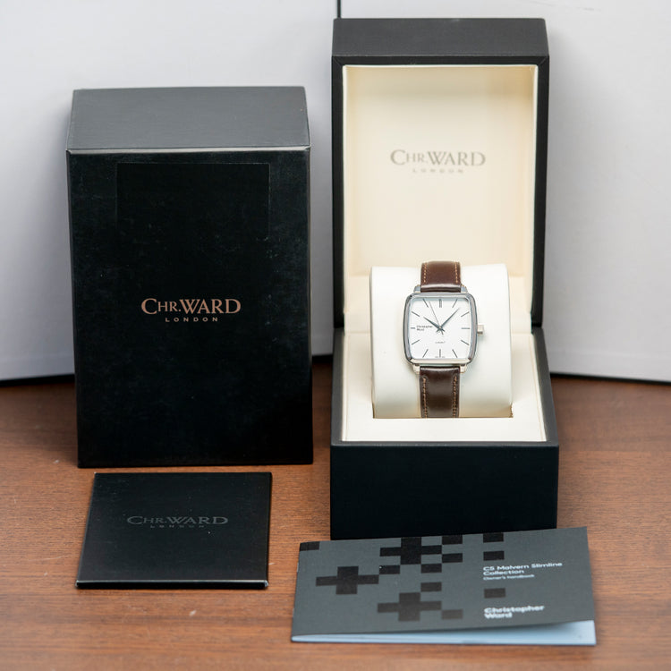 2018 Christopher Ward C5 Malvern Slimline² Square Manual 37mm