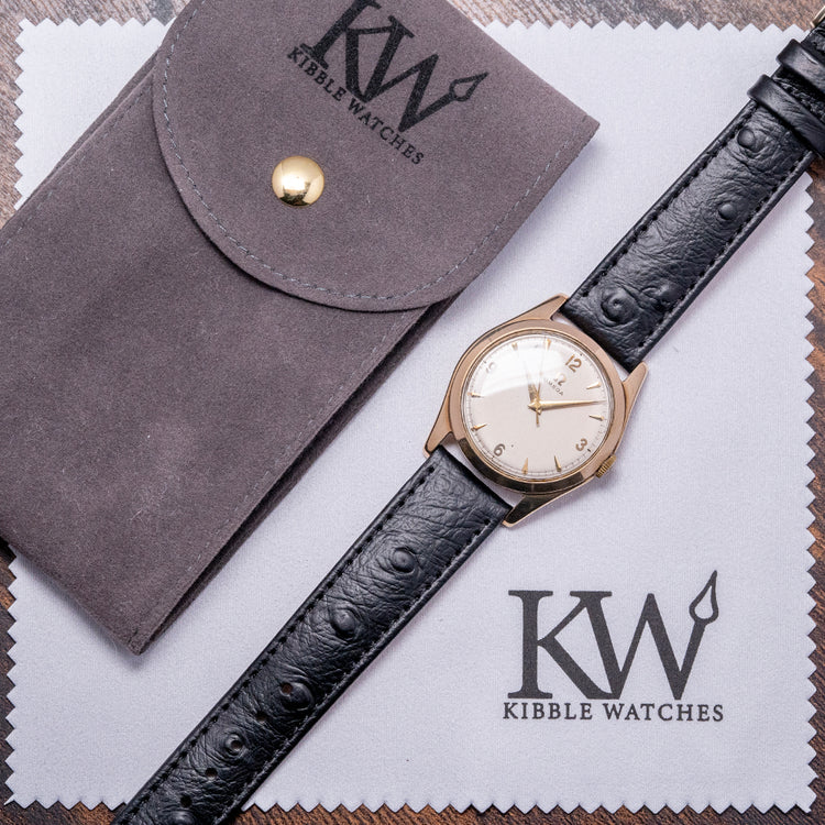 1954 Omega 'Calatrava' Cal. 420 9ct Gold Dennison Case 33mm