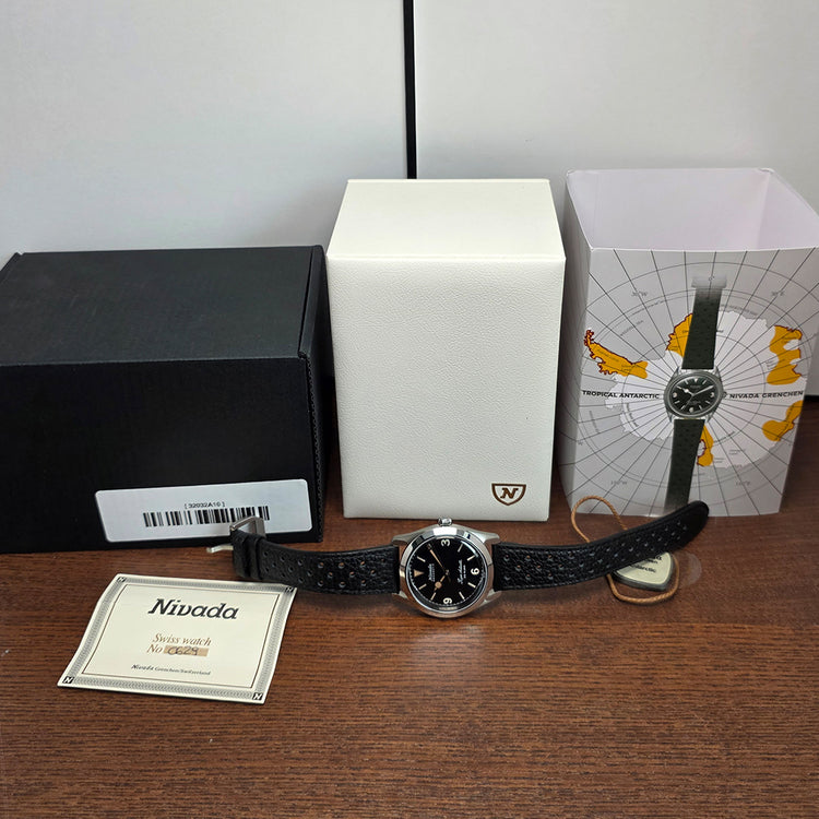 2023 Nivada Super Antartic 3.6.9 Black 'Aged Lume' 38mm 32032A10