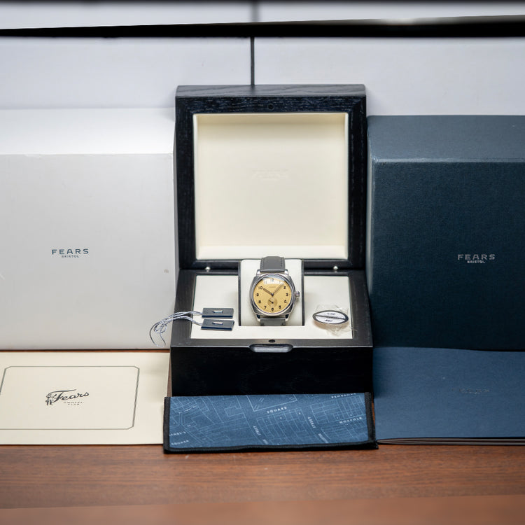 2022 Fears Brunswick 38mm Champagne Dial Open Back