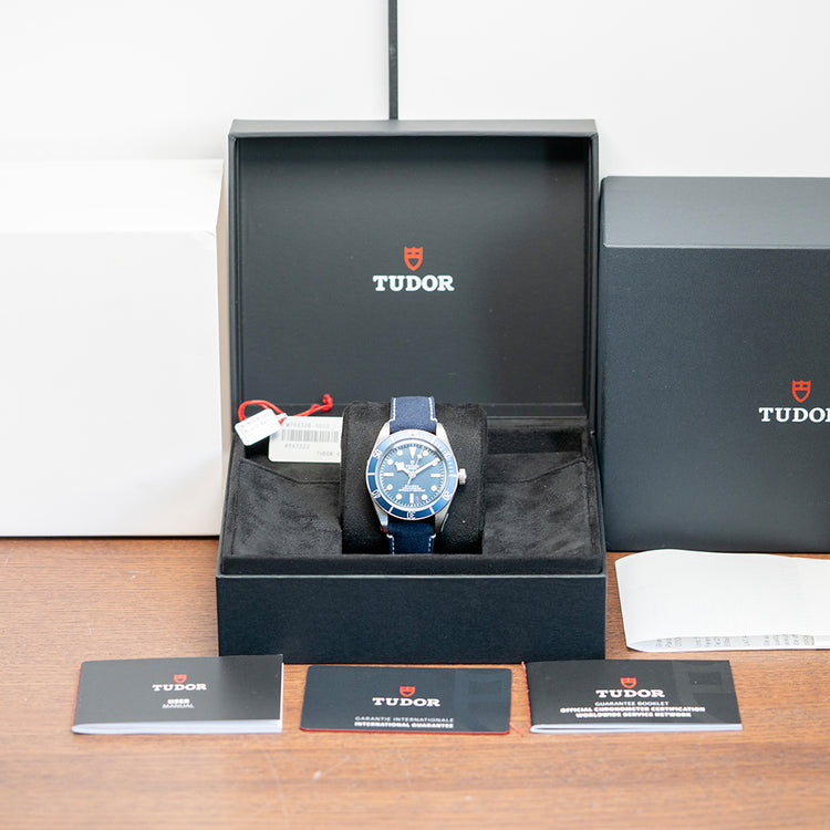 2026 Stickered Tudor Black Bay 58 Blue on Strap 39mm 79030B