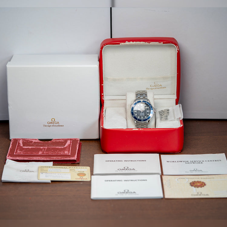 2001 Omega Seamaster Diver 300M Blue Auto 2531.80 41mm