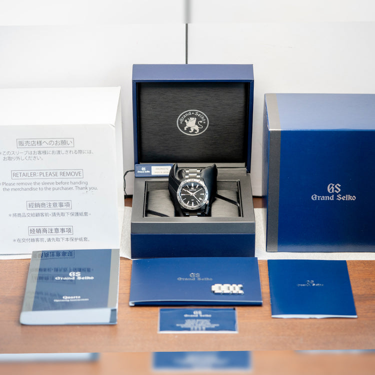 2024 Grand Seiko GMT Quartz 9F Black 39mm SBGN027G