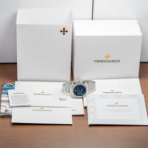 Unworn 2023 Venezianico Bucintoro 41mm Blue Chrono