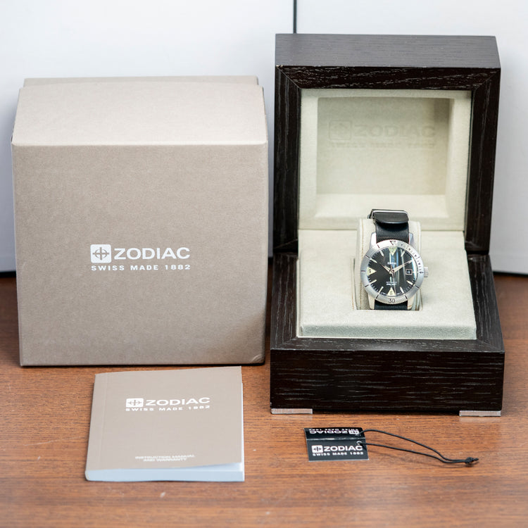 2018 Zodiac Super Sea Wolf 53 Skin Automatic 39.5mm ZO9203