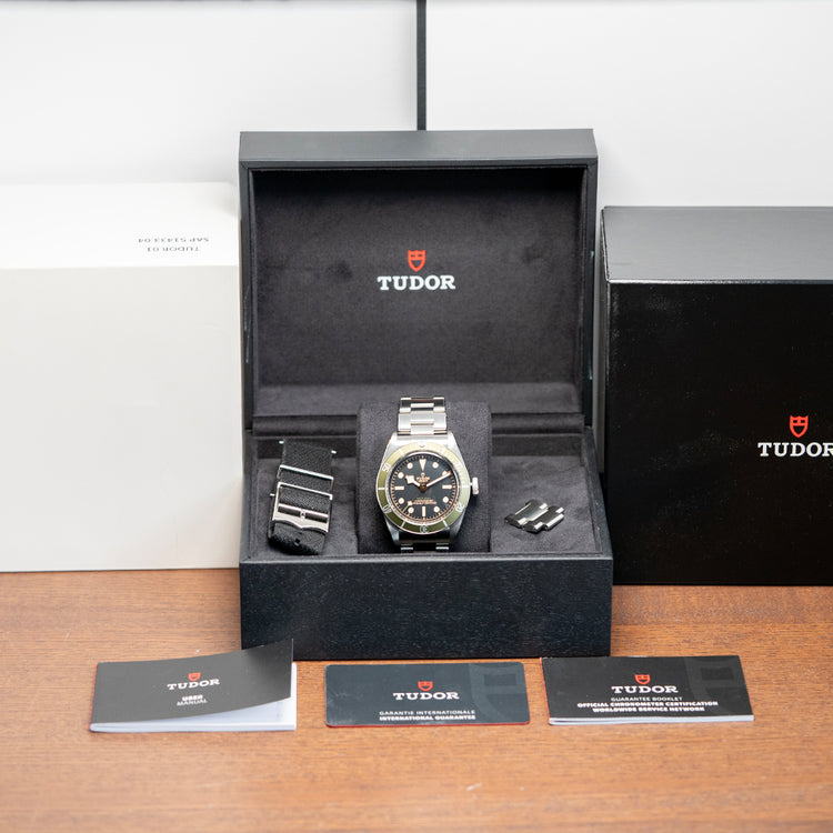2021 Tudor Black Bay Harrods Green 41mm on Bracelet 79230G
