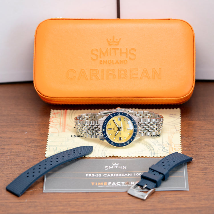 2021 Timefactors Smiths Caribbean 1000 YB Yellow 40mm