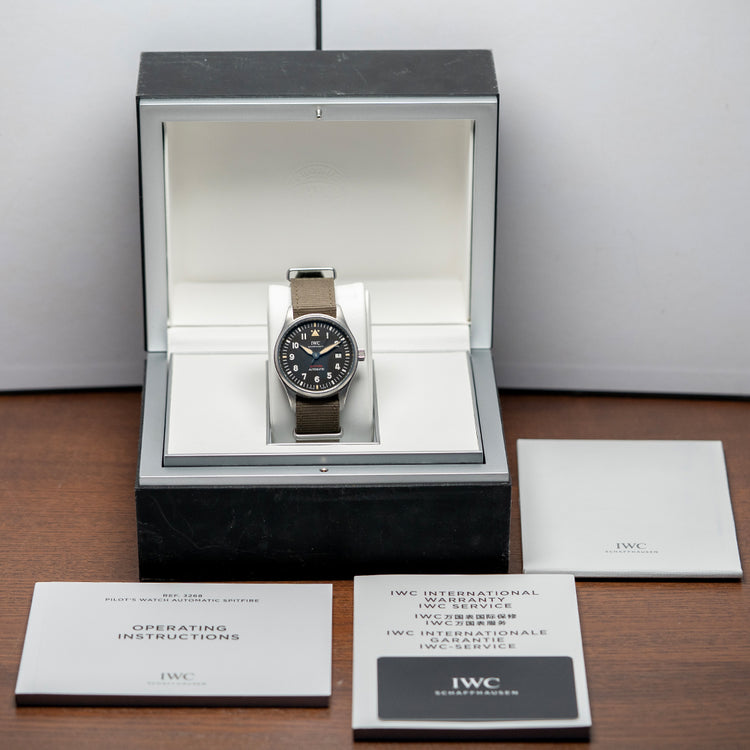 2019 IWC Pilot Automatic Spitfire Black Dial 39mm IW326803
