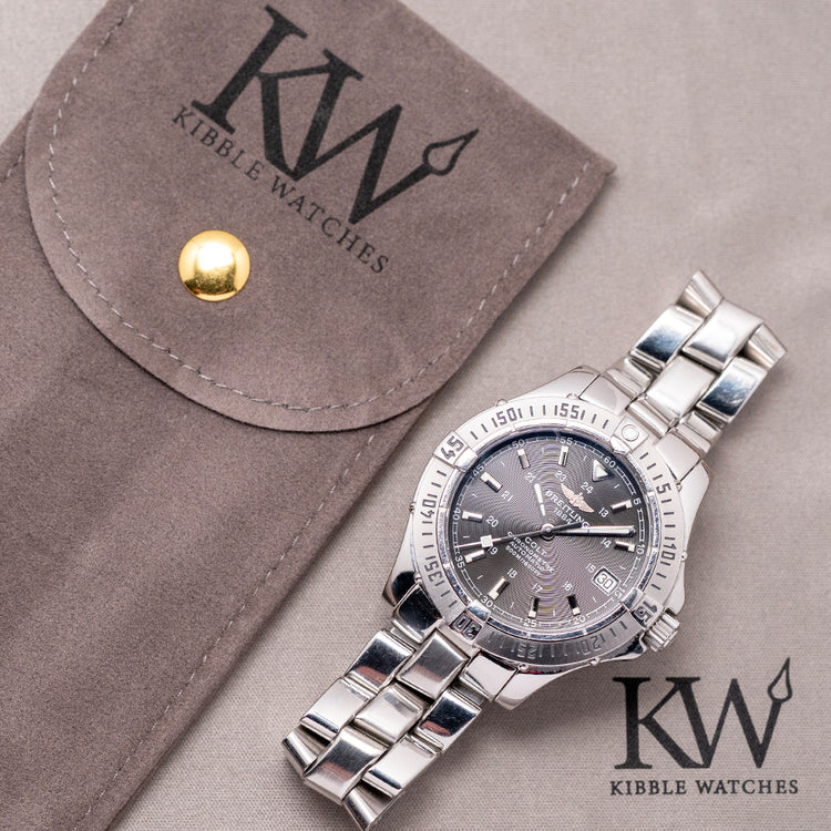 2000s Breitling Colt Automatic Black Dial 38mm A17350