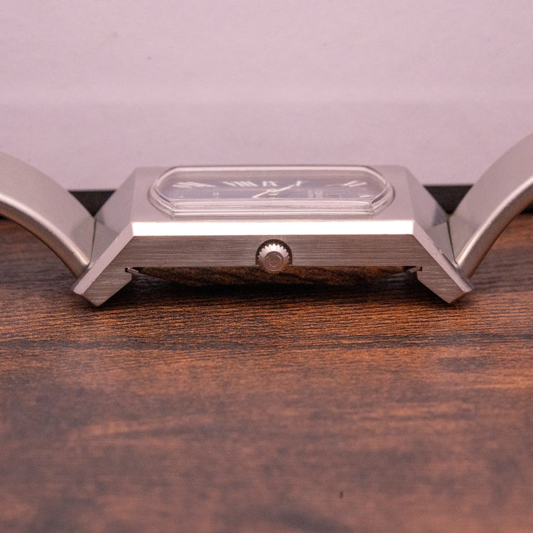 1973 Omega De Ville Automatic Rare Oversized Blue 155.006