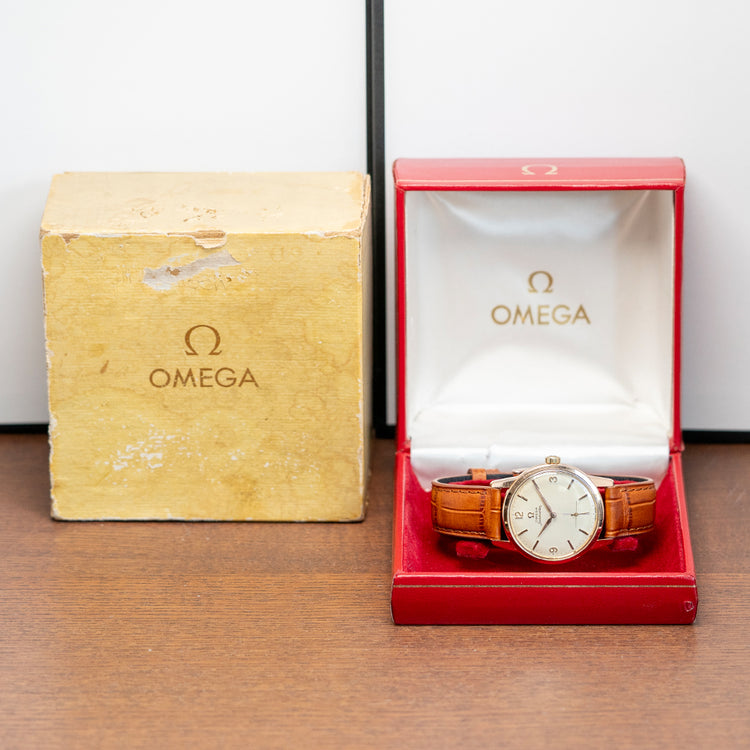 1960 Omega Seamaster Manual Rose Gold Plated 35mm 14389-2
