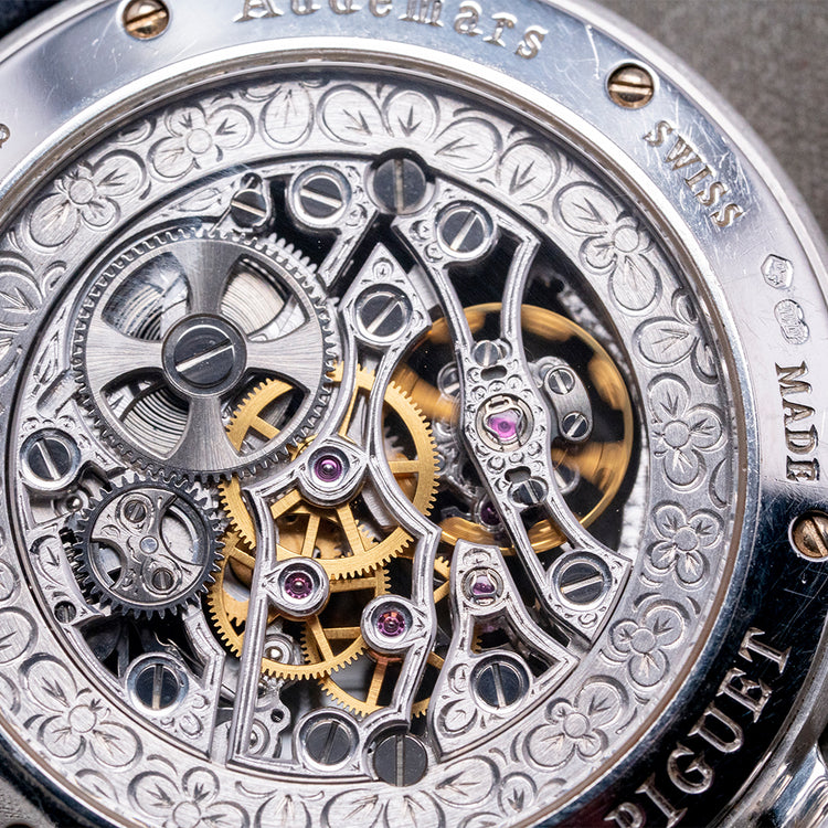 1990s Audemars Piguet Jules Audemars Skeleton 18ct White Gold 36mm 15058BC