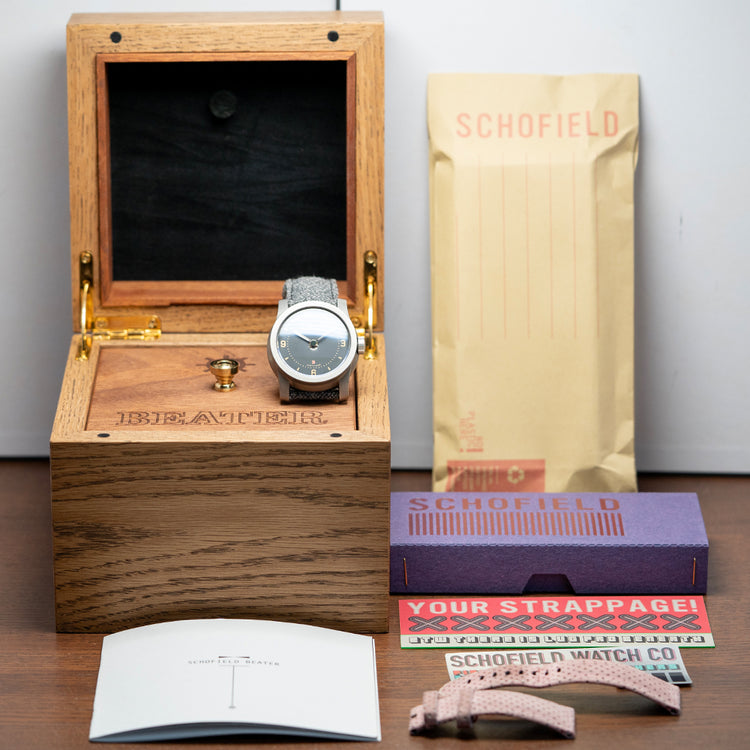 2017 Schofield Beater 1 Early Grey Enamel Dial Automatic 44mm