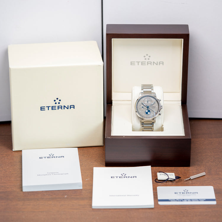 2014 Eterna Tangaroa Triple Calendar Moonphase Chrono 42mm