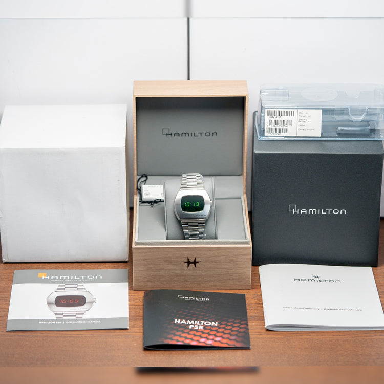 2022 Hamilton American Classic PSR Digital Quartz 'Green' H52414131