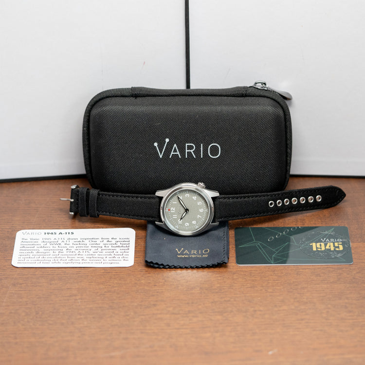 2025 Vario 1945 A-11S Solar Quartz Eagle Grey 40mm