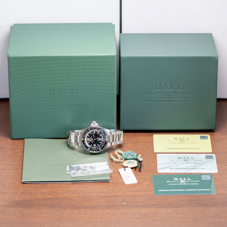 2025 BALL Engineer Master II Diver Worldtime Black 42mm