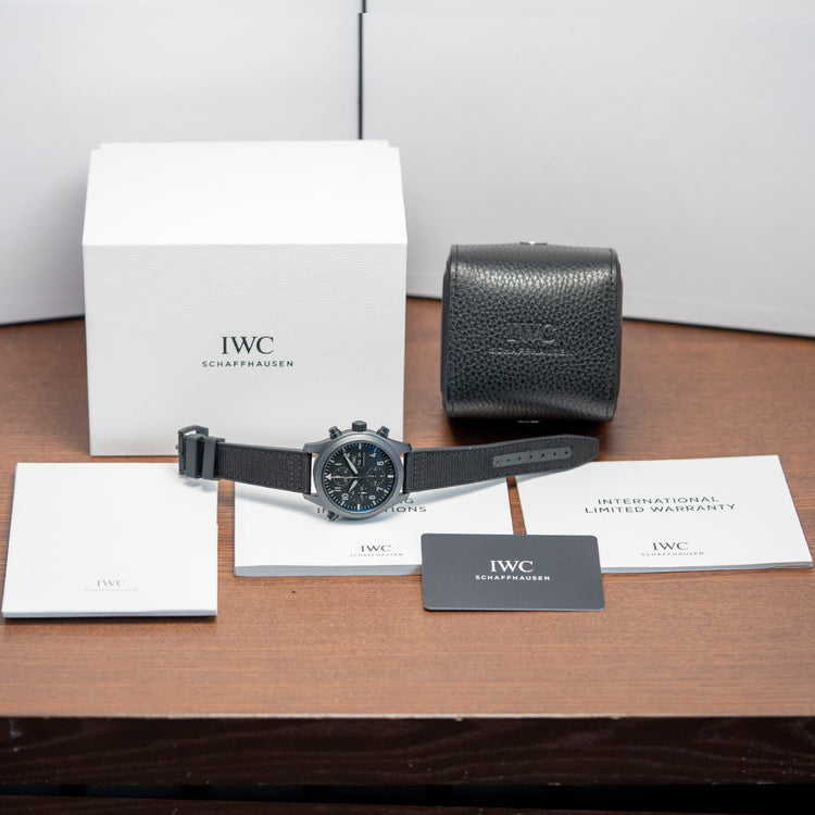 2022 IWC Pilot Double Chronograph ‘Top Gun’ Ceratanium 44mm