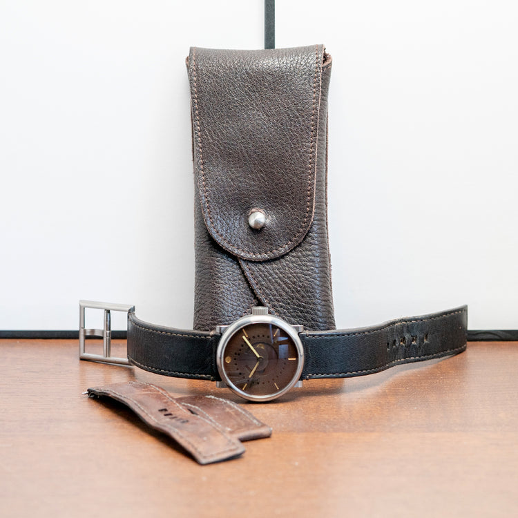 2013 Ochs und Junior Moonphase 39mm Titanium 'Patina'
