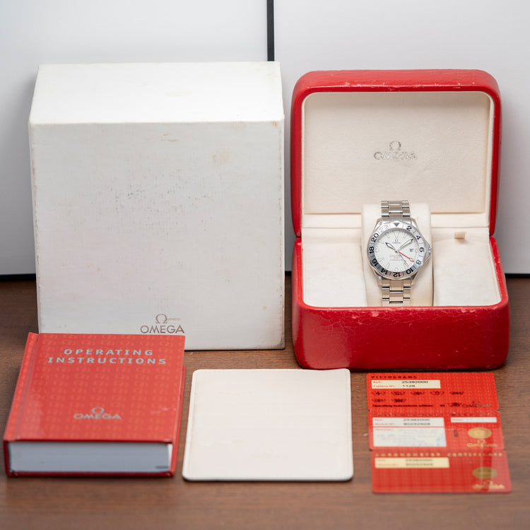 2003 Omega Seamaster GMT Auto ‘Great White’ 41mm 2538.20