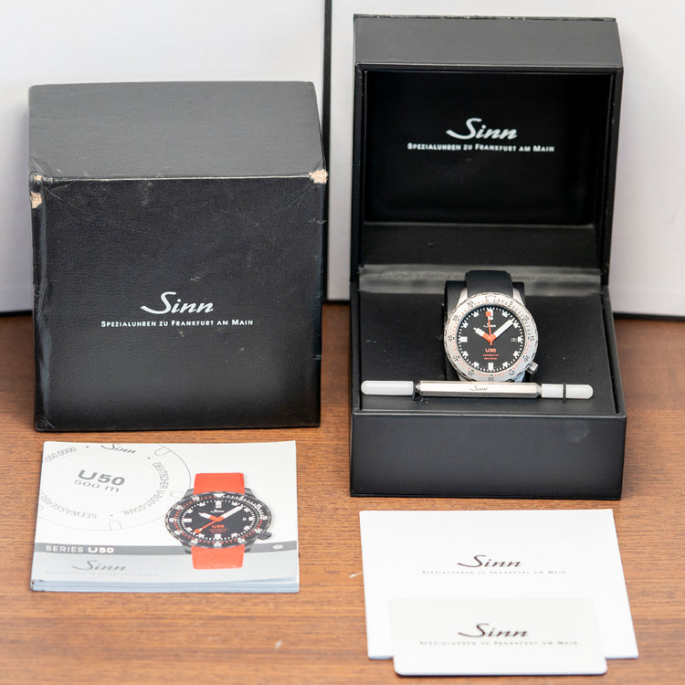 2021 Sinn U50 Fully Tegimented Automatic 40mm 1050.030