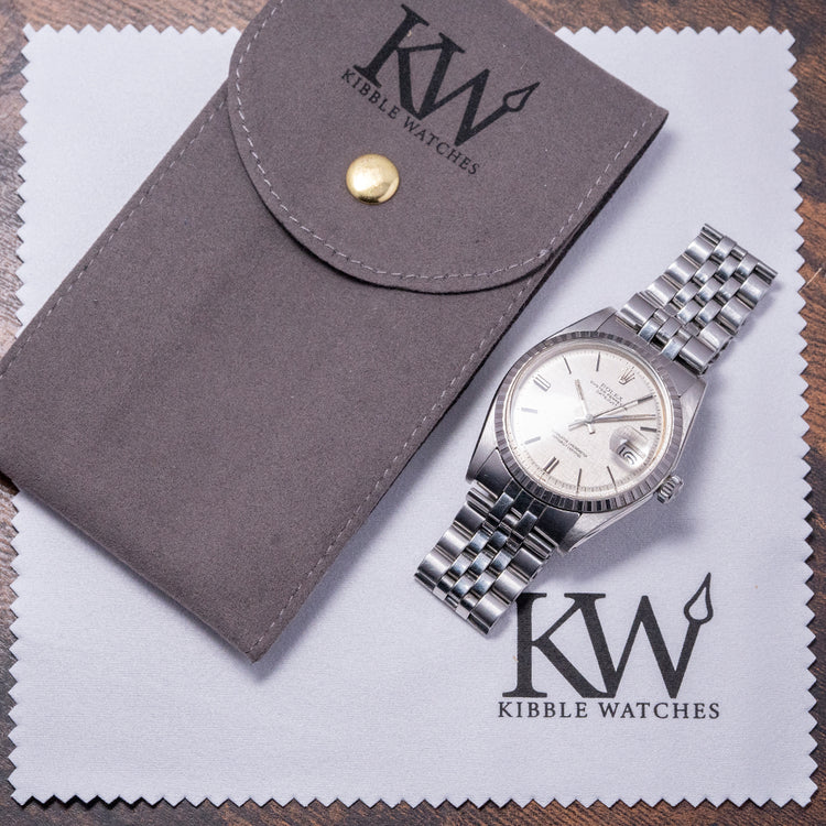 1978 Rolex Datejust 36mm Linen Dial Engine-Turned Bezel 1603