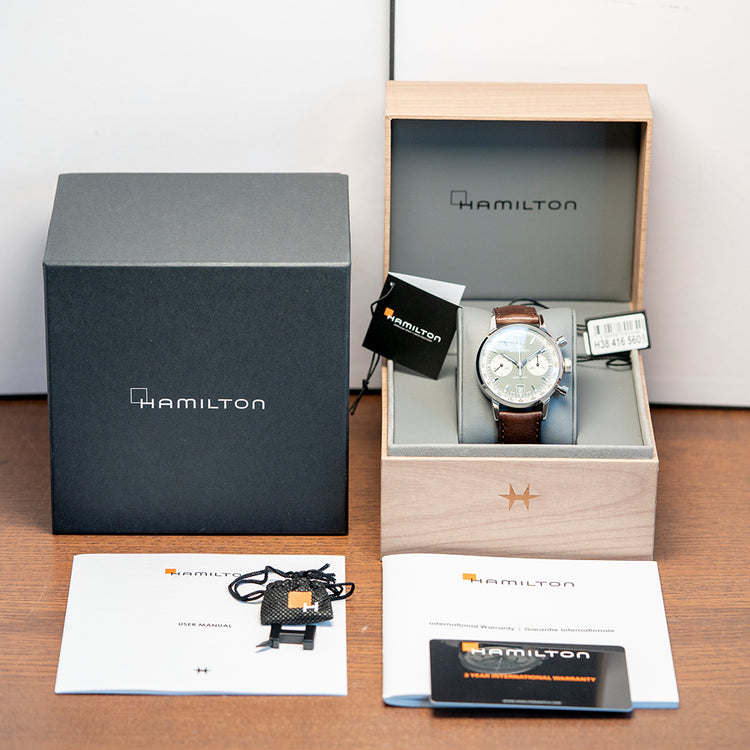 2021 Hamilton Classic Instra-Matic Auto Chrono Green 40mm