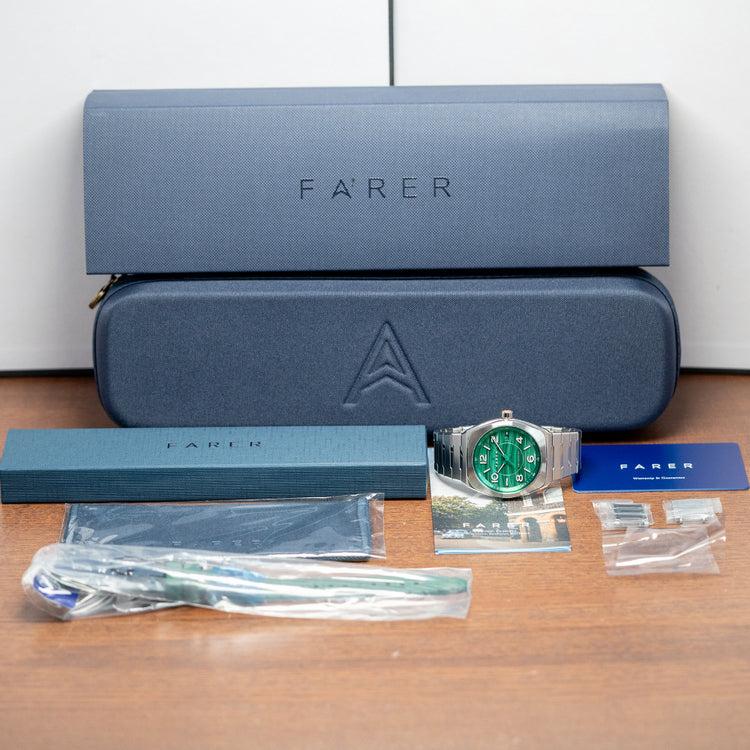2025 Farer Integra Viridis Malachite Dial Automatic 38.5mm
