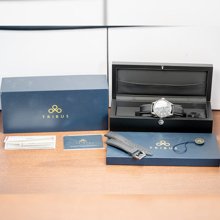 2021 Tribus Chronometer Black Automatic 41mm TRI-01