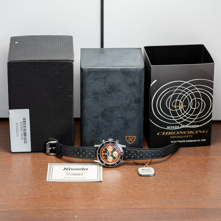 2024 Nivada Chronoking “Paul Newman” Orange 38mm