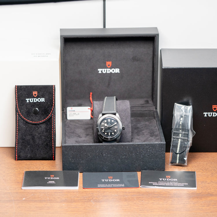 2023 Tudor Black Bay Ceramic 41mm on Strap 79210CNU