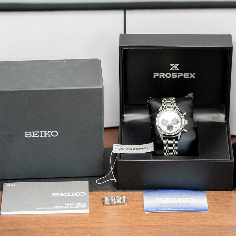 2025 Seiko Prospex Speedtimer Panda 1972 Re-Interpretation SRQ047J1