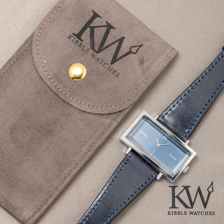 1972 Omega DeVille "Andrew Grima" Blue Dial Manual 511.0383