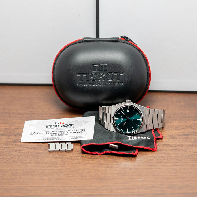 2022 Tissot PRX 40mm Green Dial Quartz T137.410.11.091.00