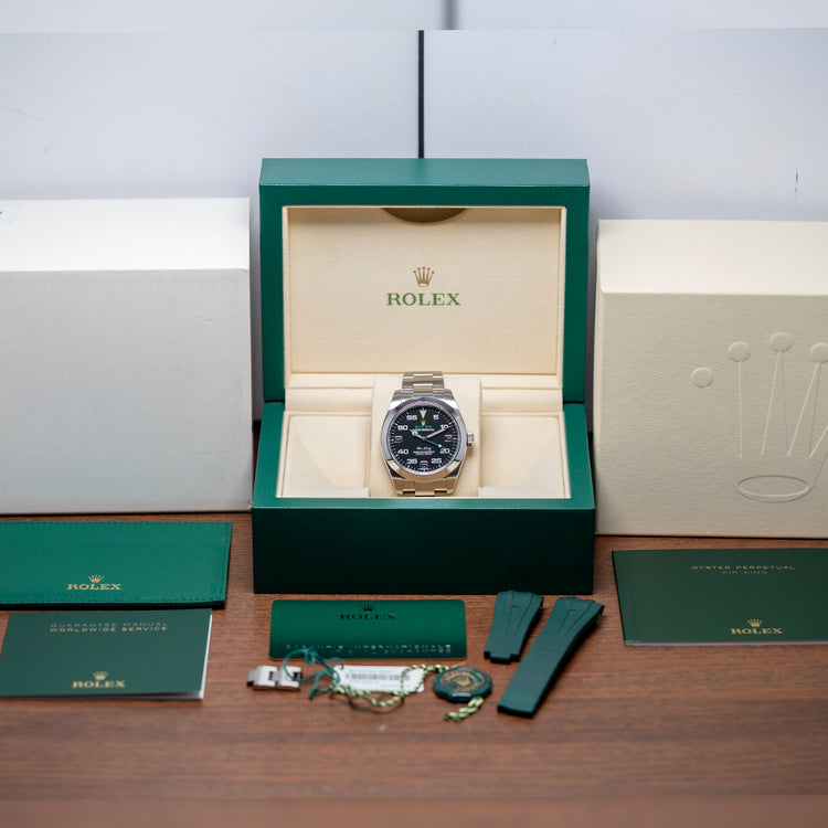 2022 Rolex Air King 40mm Black Dial Discontinued 116900