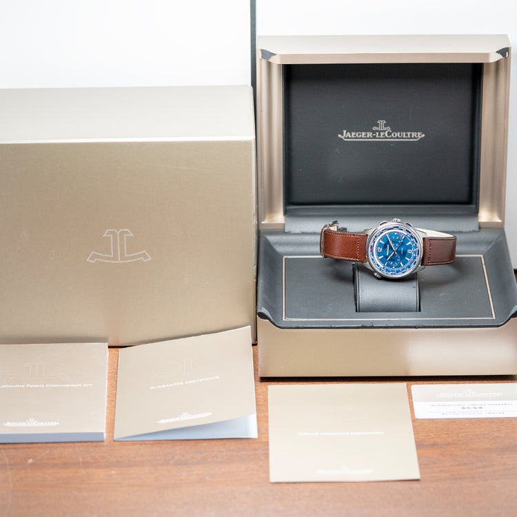 2023 Jaeger-LeCoultre Polaris Chronograph Worldtime Blue 44mm