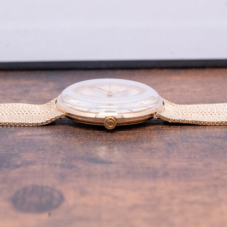 1968 Omega 9ct Gold on Omega Bracelet 331.2541 Box & Papers