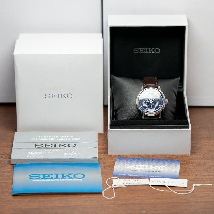 2022 Seiko Presage ‘Riki Enamel’ Blue Automatic SPB163J1 40mm