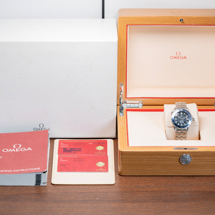 2017 Omega Seamaster 300M Automatic 36mm Blue 2551.80.00