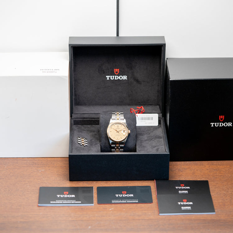 2021 Tudor Prince Date+Day 36mm Steel & Gold 76213