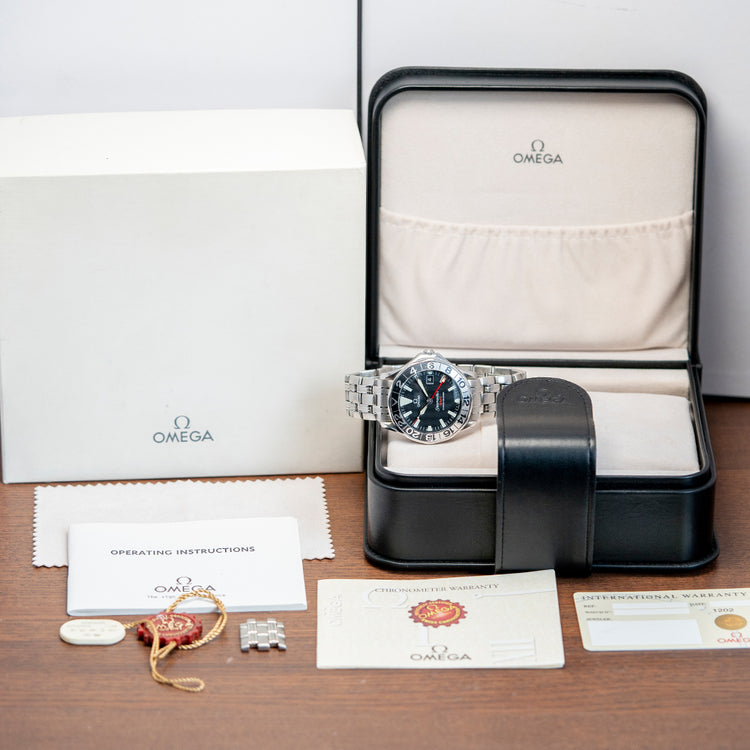 1999 Omega Seamaster GMT 50th Anniversary 41mm 2534.50