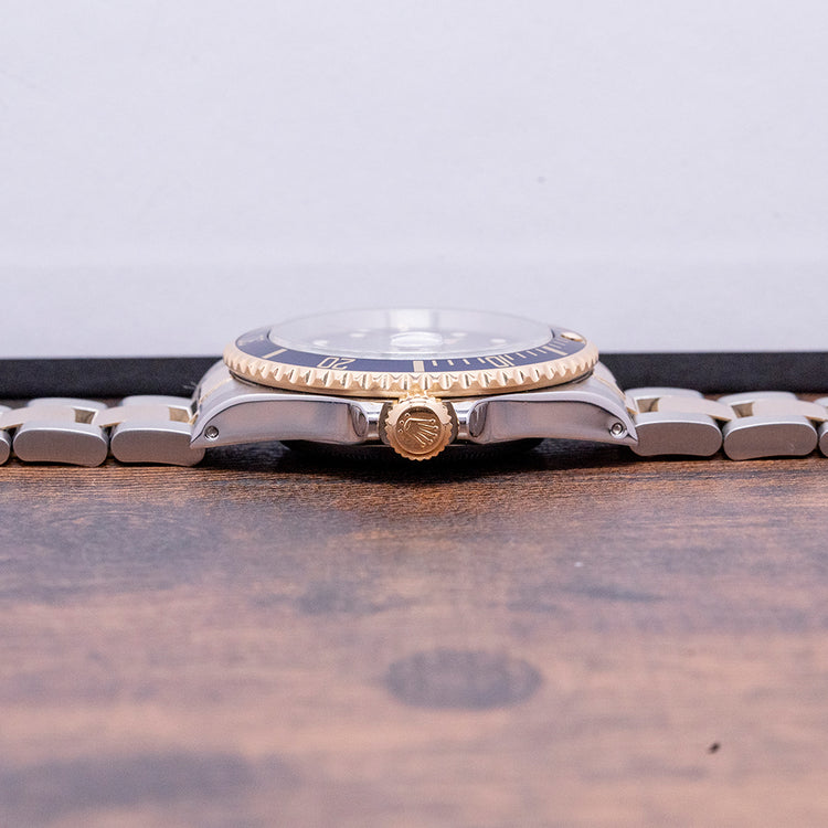 1997 Rolex Submariner Steel & Gold "Bluesey" 16613 Box & Papers