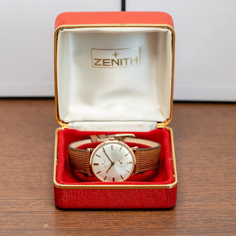 1950s Zenith 'Calatrava' 18ct Pink Gold Manual Cal. 2531 35mm