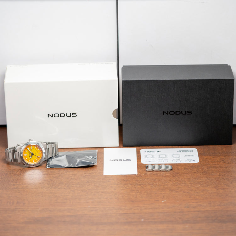 2025 Nodus Sector Sport GMT Sunset Yellow 40mm Automatic