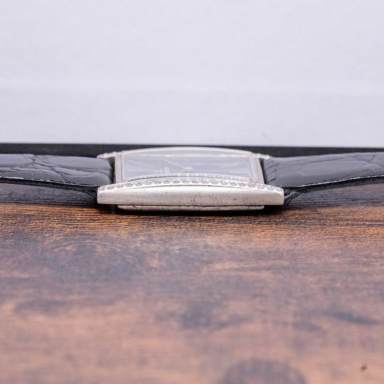 1974 Jaeger Le-Coultre .800 Silver Ornate "Tank" Manual