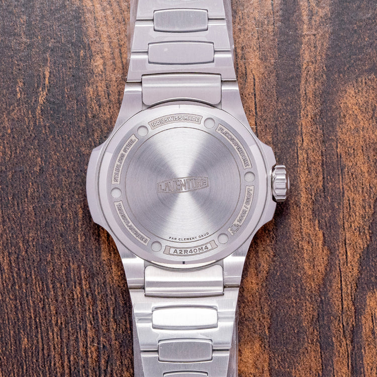 2025 Laventure Transatlantique II GMT Steel / Black 39mm