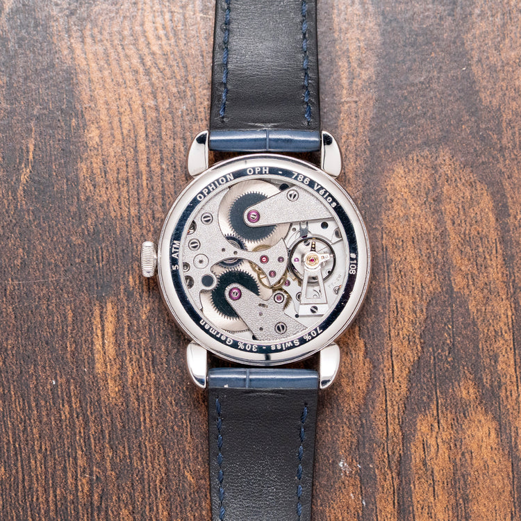 2021 Ophion 786 Vélos Blue Radial Dial 39mm