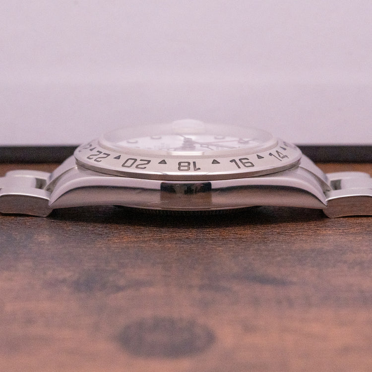 2004 Rolex Explorer II "Polar" White 16570 SEL Full Set