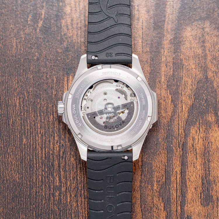 2026 Bulova Marine Star Black Automatic 41mm 98B465